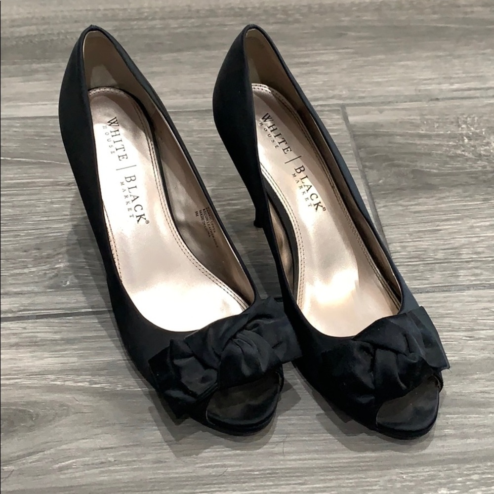 Black high heels. White House Black Market